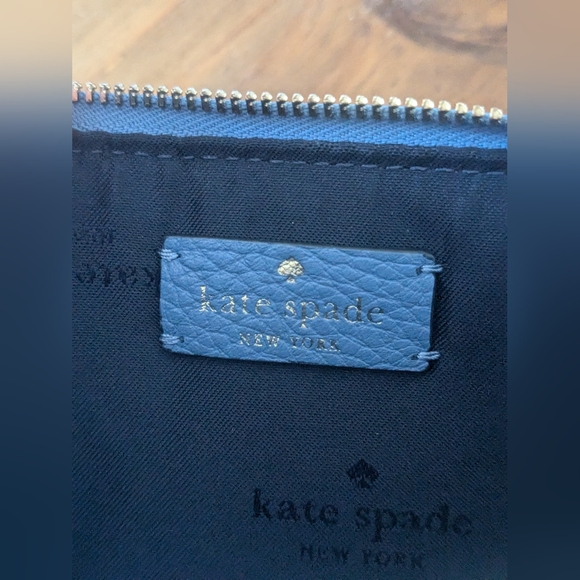 Kate Spade Leila Convertible Wristlet- Periwinkle Blue - Picture 6 of 7